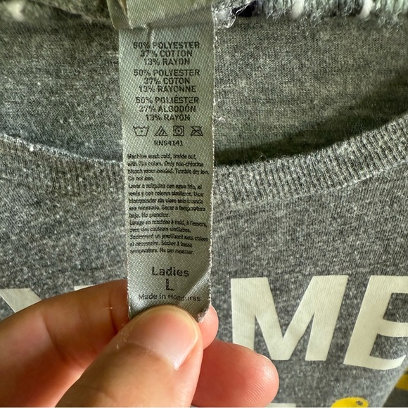 Instant Message Gray Science Graphic T-Shirt Large - Picture 4 of 7